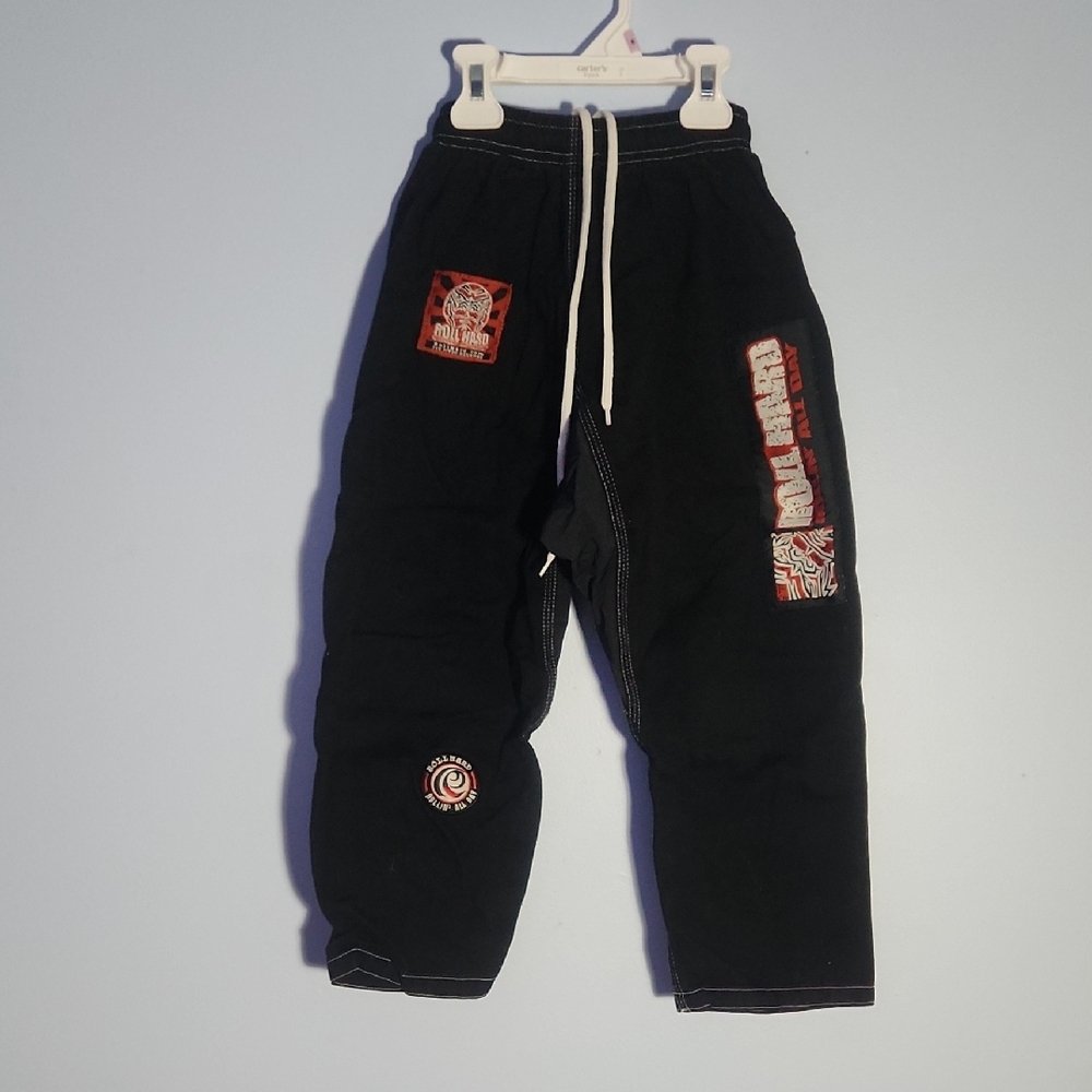 Black Kids Gi Bottoms, Sz Sm.
